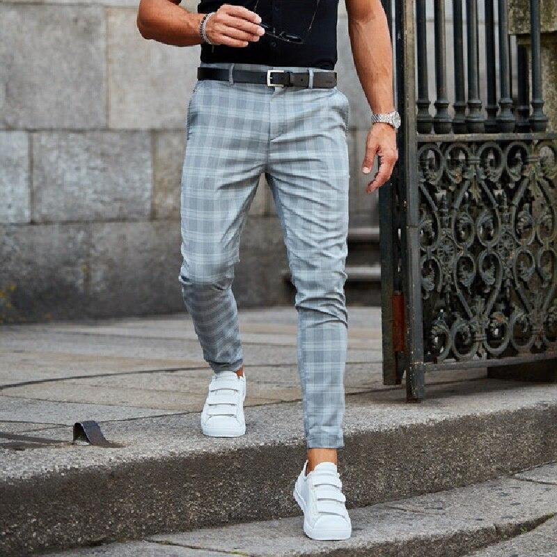 Stylische Herren Chinohose mit Karomuster – Sascha Qualität Kraus Modehaus Men Pants